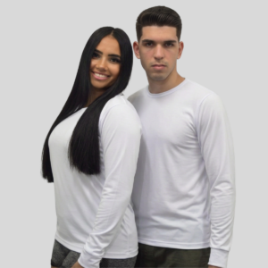 Camisa Manga Longa Básica Lisa Malha Dry Cacau Esporte